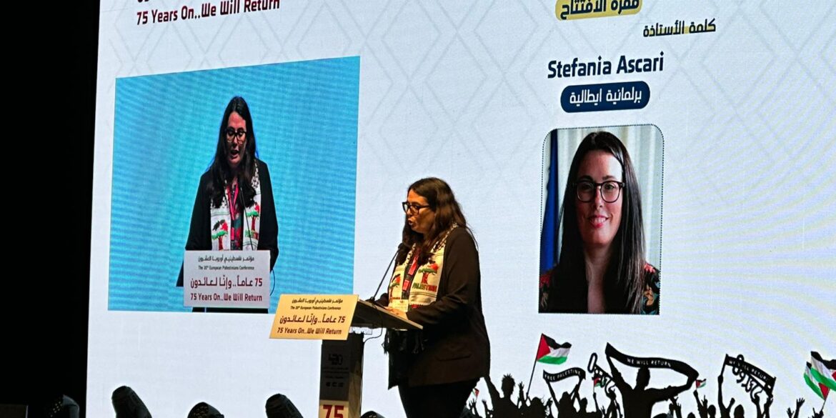 Solidarietà alla deputata Stefania Ascari, sotto attacco politico e mediatico per il sostegno alla Palestina