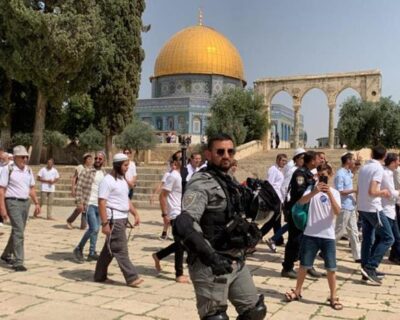 Decine di coloni assaltano Al-Aqsa, sotto la stretta protezione della polizia di occupazione