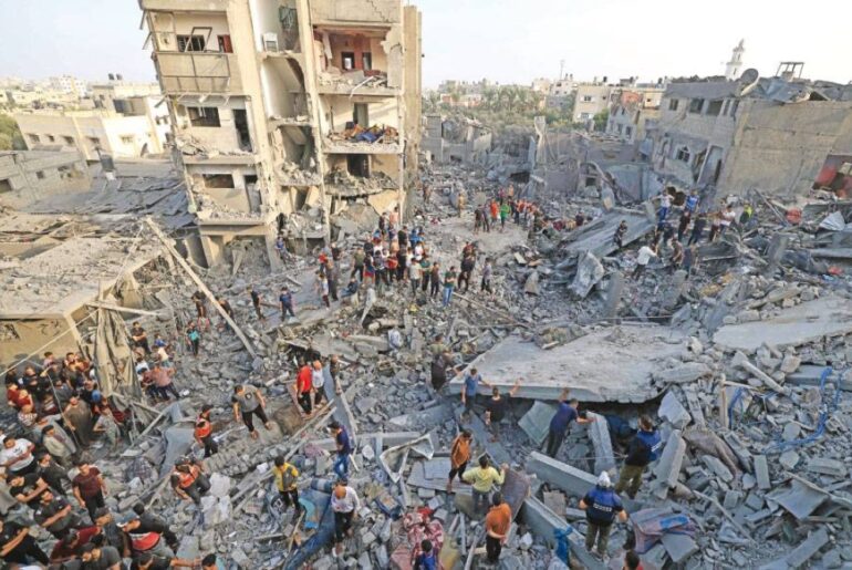 38° giorno di genocidio israelo-occidentale a Gaza: continuano i bombardamenti israeliani
