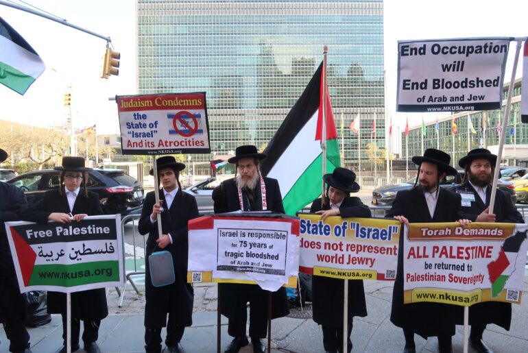 Gli ebrei non sionisti di Neturei Karta International: porre fine all’occupazione e al bagno di sangue in Palestina
