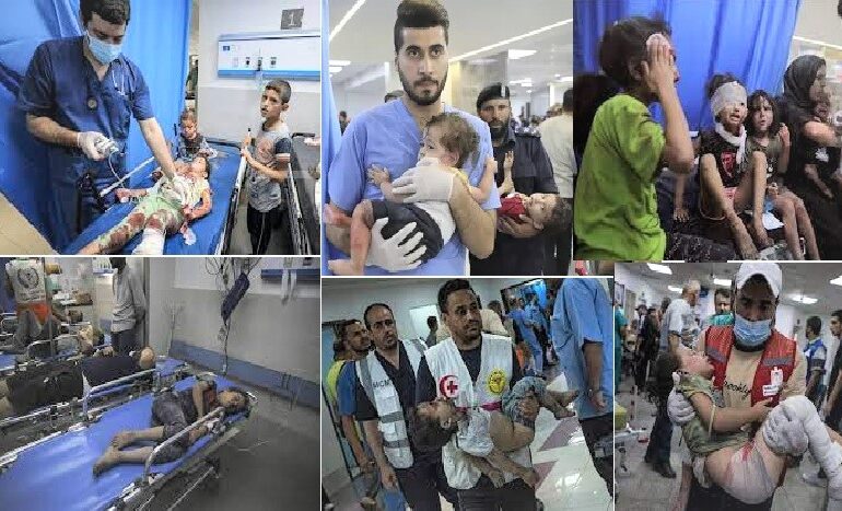 43° giorno di genocidio israelo-occidentale a Gaza: continuano i massacri di civili. Bilancio: 15.271 morti (6.403 bambini), 32.310 feriti, 4.150 scomparsi