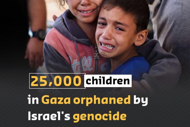 La guerra di Israele contro i bambini di Gaza: circa 25 mila orfani, 10.000 uccisi